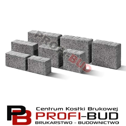 MALAGA MF gr.6cm kostka brukowa - powierzchnia płukana