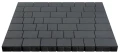 TERO gr.6cm kostka brukowa - powierzchnia monocolor - antracytowy wizualizacja