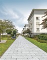 CASAMILO gr.8cm kostka brukowa płukana  - aranżacja ścieżki kolor luminoso