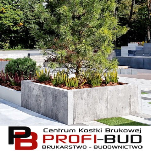 MINIMAL palisada gładka 98x52x7cm