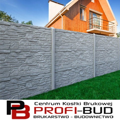 KAMIEŃ ŁAMANY płyta betonowa 200x50x4cm