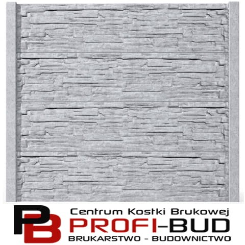 PIASKOWIEC płyta betonowa 200x50x4cm dwustronny wzór