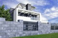 CUBO K2 pustak słupkowy 50x38x19cm - wizualizacja kolor grafitowo-biały