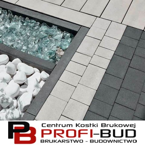 BRUK PROSTY gr.6cm kostka brukowa monokolor