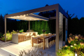 CUBIC TARASOLA - pergola tkaninowa projekt tarasu