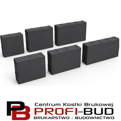 RAVENNA gr.6cm kostka brukowa Mix - powierzchnia standard