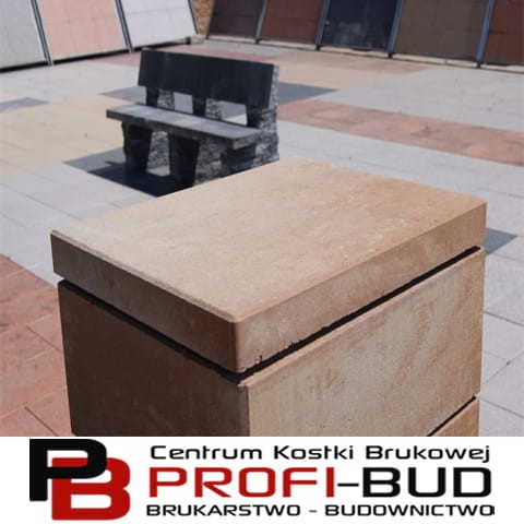 50S daszek słupkowy, podmurówkowy 50x40x5cm