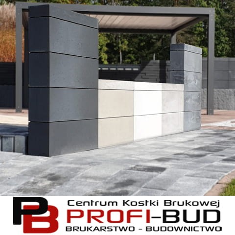 MEDIUM daszek słupkowy, podmurówkowy 80x20x8cm