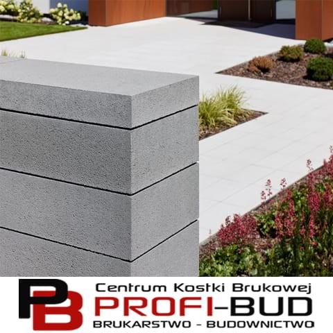 CLARO daszek podmurówkowy, słupkowy 80x40x8,5cm