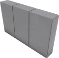 TREO 8x30x50cm obrzeże palisadowe, palisada - powierzchnia gładka kolor szary