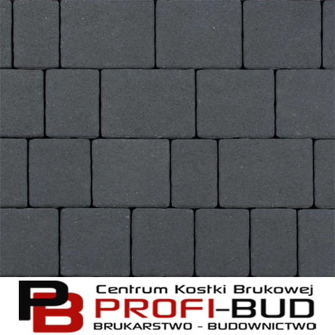 TERO gr.6cm kostka brukowa - powierzchnia monocolor - antracytowy