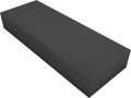 GRANDO stopień schodowy gładki 100x37x15cm, schody - grafitowy