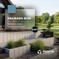 Palisada SLIM 8x33x100cm Polbruk kolor szary murek