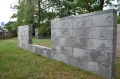CUBO GIGA E6 100x20x6,5cm daszek podmurówkowy kolor szaro-biały ogrodzenie betonowe nowoczesne