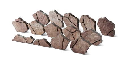 KAMIEŃ JURAJSKI gr.6cm kostka brukowa - powierzchnia melanż