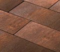 TORINO MF gr.8cm kostka brukowa - powierzchnia melanż - kolor pomarańczowo brązowy