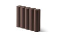 PALISADA OKRĄGŁA Ø 11 wys.40cm - kolor ciemnobrązowy