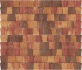 FANTAZJA gr.6cm kostka brukowa - powierzchnia melanż  - kolor barwy jesieni