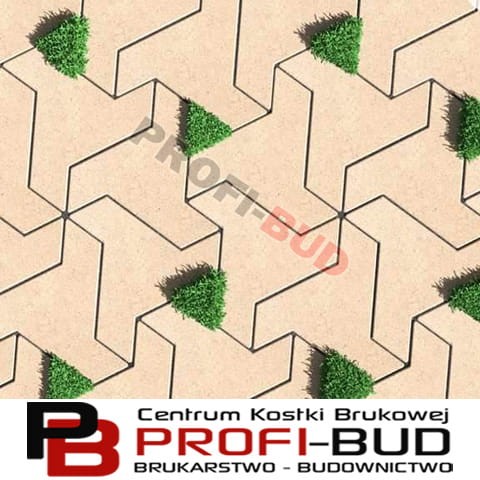 VJETRA gr.8cm kostka brukowa eko - powierzchnia melanż